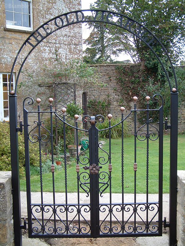 Garden gates with Arch. Devon